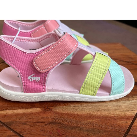 See Kai Run Basics Pastel Multi Water Friendly Sandals Size 11 NWT - Picture 6 of 10